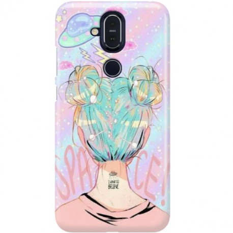 ETUI CLEAR NA TELEFON NOKIA 8.1 / X7 SPACE HAIR