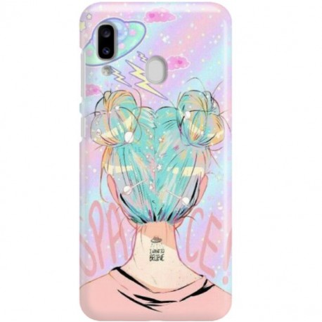 ETUI CLEAR NA TELEFON SAMSUNG GALAXY A20E SPACE HAIR