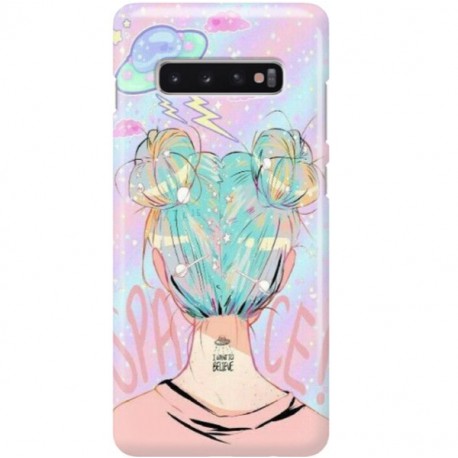 ETUI CLEAR NA TELEFON SAMSUNG GALAXY S10 PLUS SPACE HAIR