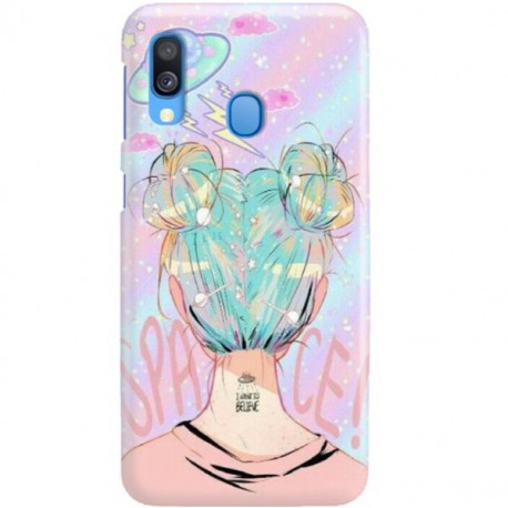 ETUI CLEAR NA TELEFON SAMSUNG GALAXY A40 SPACE HAIR