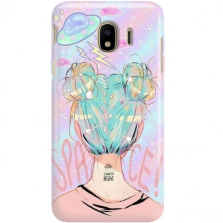 ETUI CLEAR NA TELEFON SAMSUNG GALAXY J4 2018 SPACE HAIR