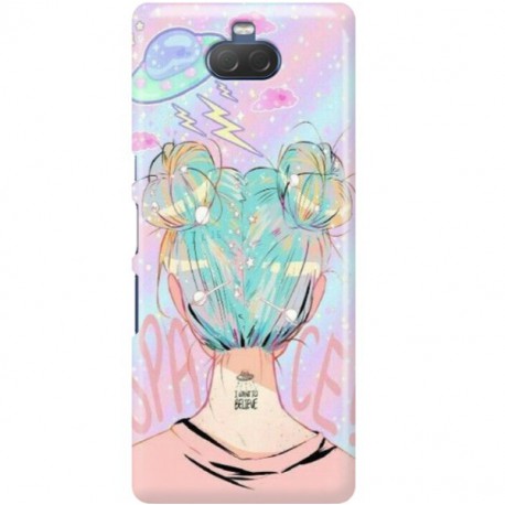ETUI CLEAR NA TELEFON SONY XPERIA 10 SPACE HAIR