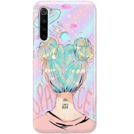 ETUI CLEAR NA TELEFON XIAOMI REDMI NOTE 8 SPACE HAIR