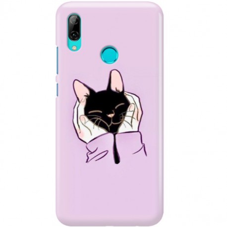 ETUI CLEAR NA TELEFON HUAWEI Y7 2019 SŁODKI KOTEK