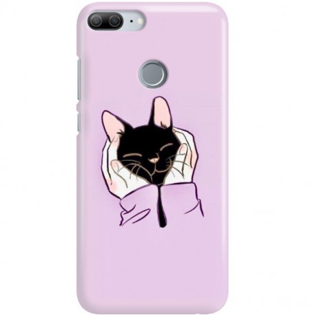 ETUI CLEAR NA TELEFON HUAWEI HONOR 9 LITE SŁODKI KOTEK