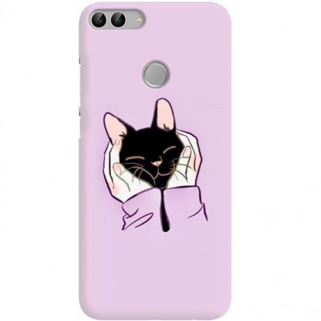 ETUI CLEAR NA TELEFON HUAWEI P SMART SŁODKI KOTEK