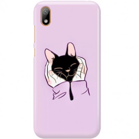 ETUI CLEAR NA TELEFON HUAWEI Y5 2019 SŁODKI KOTEK