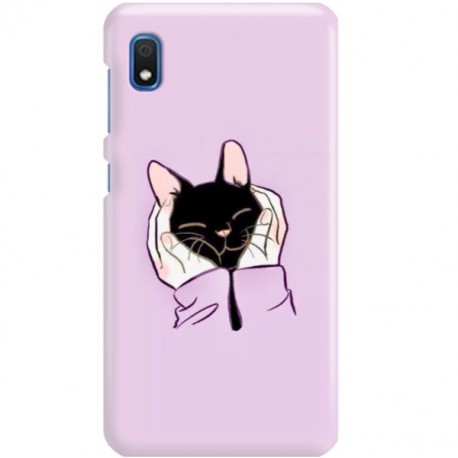 ETUI CLEAR NA TELEFON SAMSUNG GALAXY A10 SŁODKI KOTEK