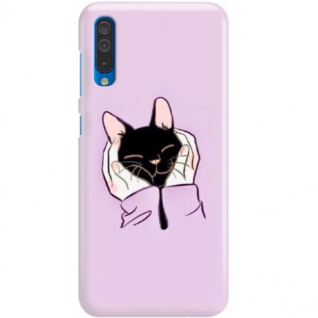 ETUI CLEAR NA TELEFON SAMSUNG GALAXY A50 SŁODKI KOTEK