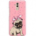ETUI CLEAR NA TELEFON HUAWEI MATE 20 LITE SŁODKI MOPS