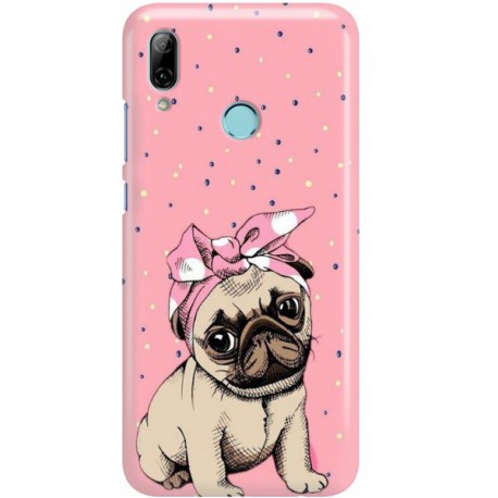 ETUI CLEAR NA TELEFON HUAWEI P SMART 2019 SŁODKI MOPS