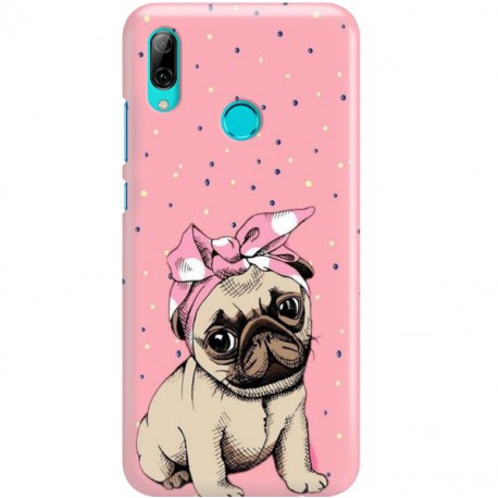 ETUI CLEAR NA TELEFON HUAWEI P SMART Z / HONOR 9X SŁODKI MOPS