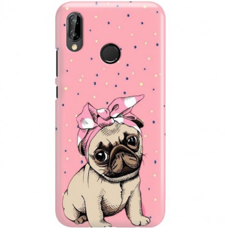 ETUI CLEAR NA TELEFON HUAWEI P20 LITE 2019 / NOVA 5I SŁODKI MOPS