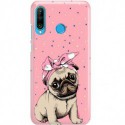 ETUI CLEAR NA TELEFON HUAWEI P30 LITE SŁODKI MOPS