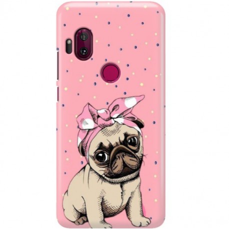 ETUI CLEAR NA TELEFON MOTOROLA ONE HYPER SŁODKI MOPS