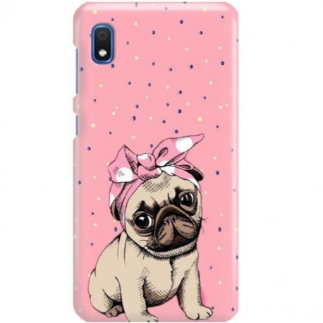 ETUI CLEAR NA TELEFON SAMSUNG GALAXY A10 SŁODKI MOPS