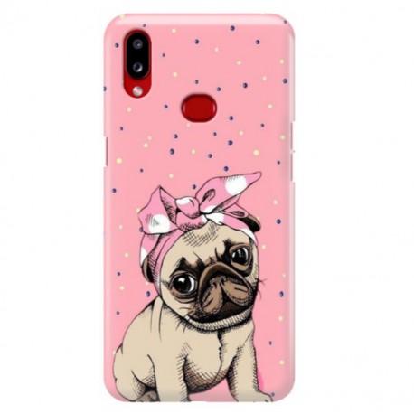 ETUI CLEAR NA TELEFON SAMSUNG GALAXY A10S SŁODKI MOPS