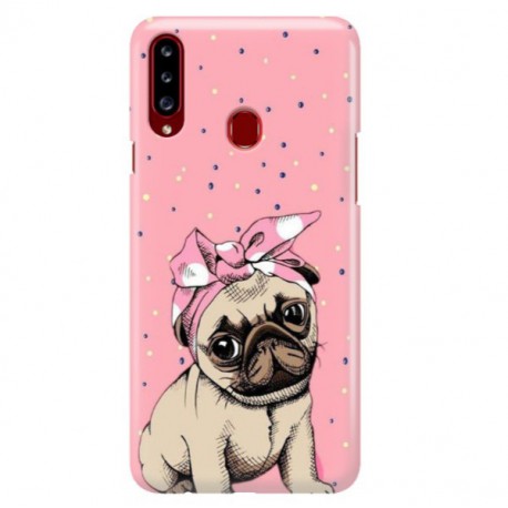 ETUI CLEAR NA TELEFON SAMSUNG GALAXY A20S SŁODKI MOPS