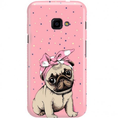 ETUI CLEAR NA TELEFON SAMSUNG GALAXY XCOVER 4 SŁODKI MOPS