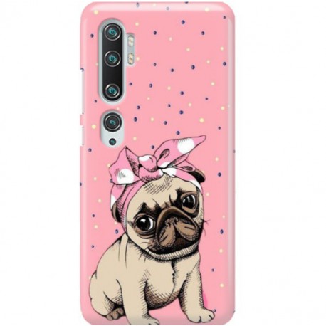 ETUI CLEAR NA TELEFON XIAOMI MI NOTE 10 SŁODKI MOPS