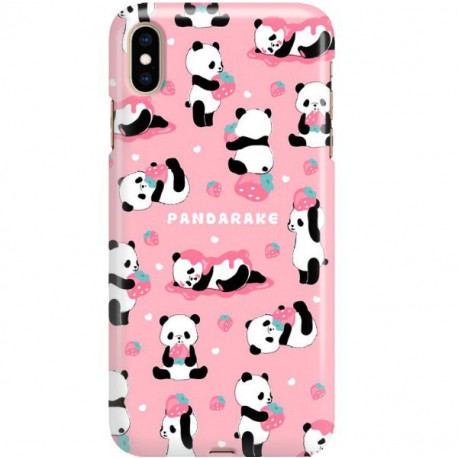 ETUI CLEAR NA TELEFON APPLE IPHONE XS MAX SŁODKIE PANDY