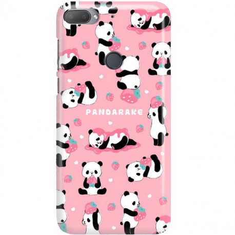 ETUI CLEAR NA TELEFON HTC DESIRE 12 PLUS SŁODKIE PANDY