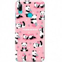 ETUI CLEAR NA TELEFON HUAWEI Y7 2019 SŁODKIE PANDY