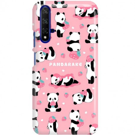 ETUI CLEAR NA TELEFON HUAWEI HONOR 20 SŁODKIE PANDY