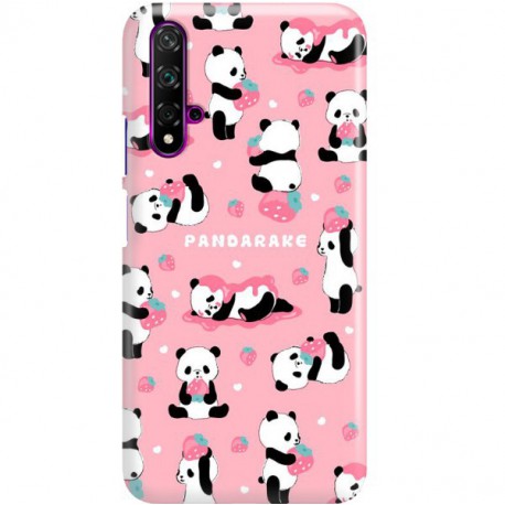 ETUI CLEAR NA TELEFON HUAWEI NOVA 5 SŁODKIE PANDY