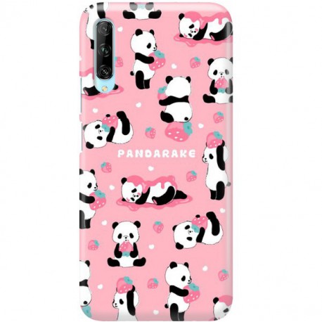 ETUI CLEAR NA TELEFON HUAWEI P SMART PRO / HONOR Y9S SŁODKIE PANDY