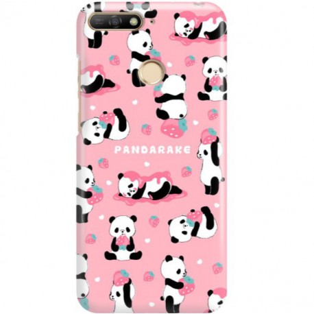 ETUI CLEAR NA TELEFON HUAWEI Y6 2018 PRIME SŁODKIE PANDY