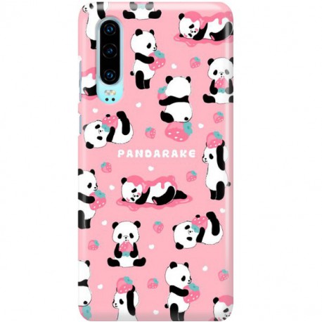 ETUI CLEAR NA TELEFON HUAWEI P30 SŁODKIE PANDY
