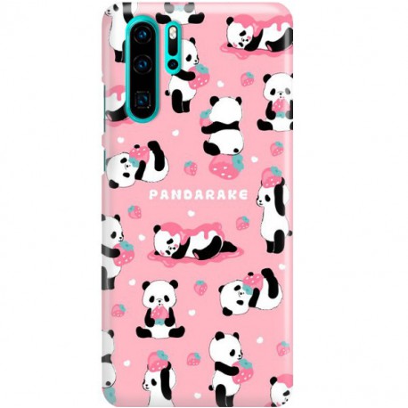 ETUI CLEAR NA TELEFON HUAWEI P30 PRO SŁODKIE PANDY