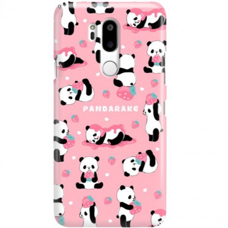 ETUI CLEAR NA TELEFON LG G7 SŁODKIE PANDY