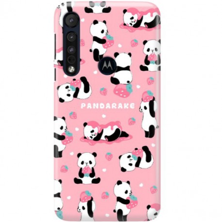 ETUI CLEAR NA TELEFON MOTOROLA MOTO ONE MACRO SŁODKIE PANDY