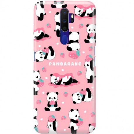 ETUI CLEAR NA TELEFON OPPO A9 2020 SŁODKIE PANDY