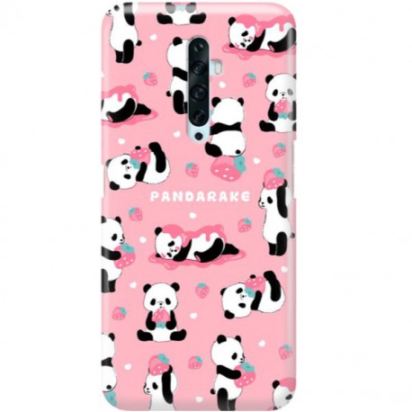 ETUI CLEAR NA TELEFON OPPO RENO 2 SŁODKIE PANDY