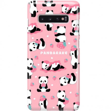 ETUI CLEAR NA TELEFON SAMSUNG GALAXY S10 PLUS SŁODKIE PANDY