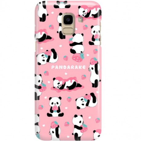 ETUI CLEAR NA TELEFON SAMSUNG GALAXY J6 2018 SŁODKIE PANDY