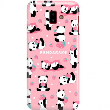 ETUI CLEAR NA TELEFON SAMSUNG GALAXY J6 PLUS 2018 SŁODKIE PANDY