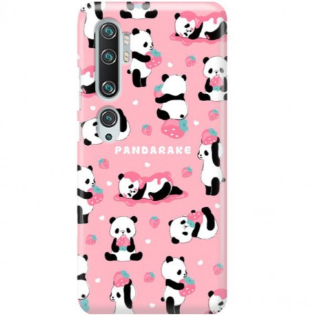 ETUI CLEAR NA TELEFON XIAOMI MI NOTE 10 SŁODKIE PANDY