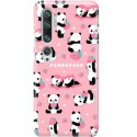 ETUI CLEAR NA TELEFON XIAOMI MI NOTE 10 SŁODKIE PANDY