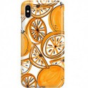 ETUI CLEAR NA TELEFON APPLE IPHONE XS MAX SŁODKIE POMARAŃCZE