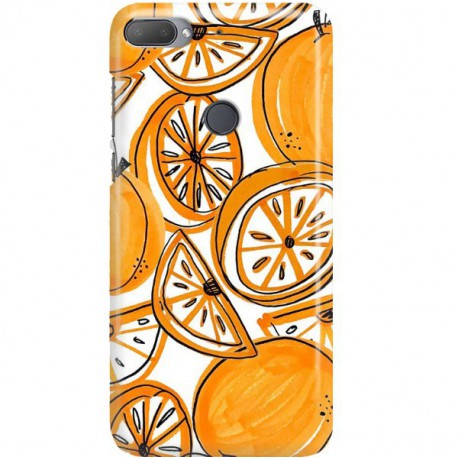 ETUI CLEAR NA TELEFON HTC DESIRE 12 PLUS SŁODKIE POMARAŃCZE