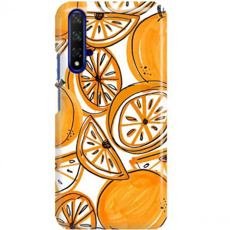 ETUI CLEAR NA TELEFON HUAWEI HONOR 20 SŁODKIE POMARAŃCZE