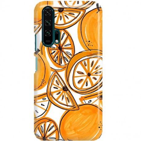 ETUI CLEAR NA TELEFON HUAWEI HONOR 20 PRO SŁODKIE POMARAŃCZE