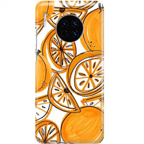 ETUI CLEAR NA TELEFON HUAWEI MATE 30 SŁODKIE POMARAŃCZE
