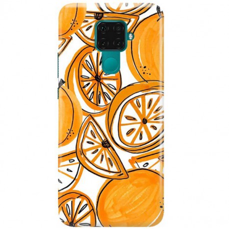 ETUI CLEAR NA TELEFON HUAWEI MATE 30 LITE SŁODKIE POMARAŃCZE