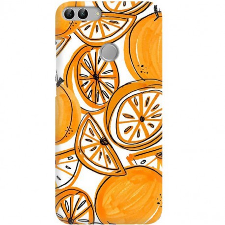 ETUI CLEAR NA TELEFON HUAWEI P SMART SŁODKIE POMARAŃCZE