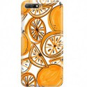 ETUI CLEAR NA TELEFON HUAWEI Y6 2018 SŁODKIE POMARAŃCZE